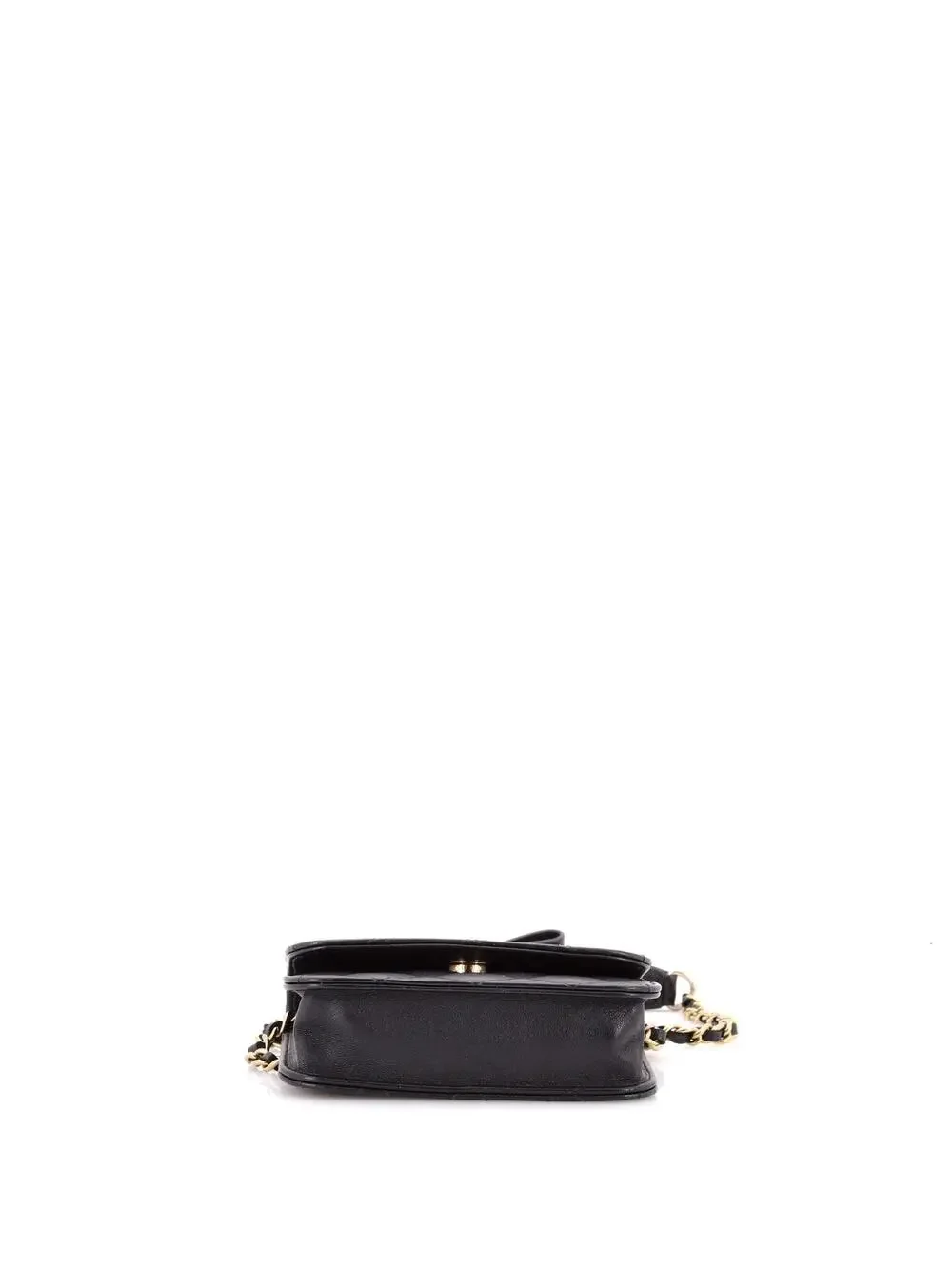 Chanel Bow Strap Card Holder On Chain #243448C23B
